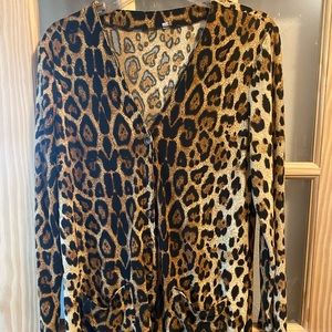 Leopard print Cardigan